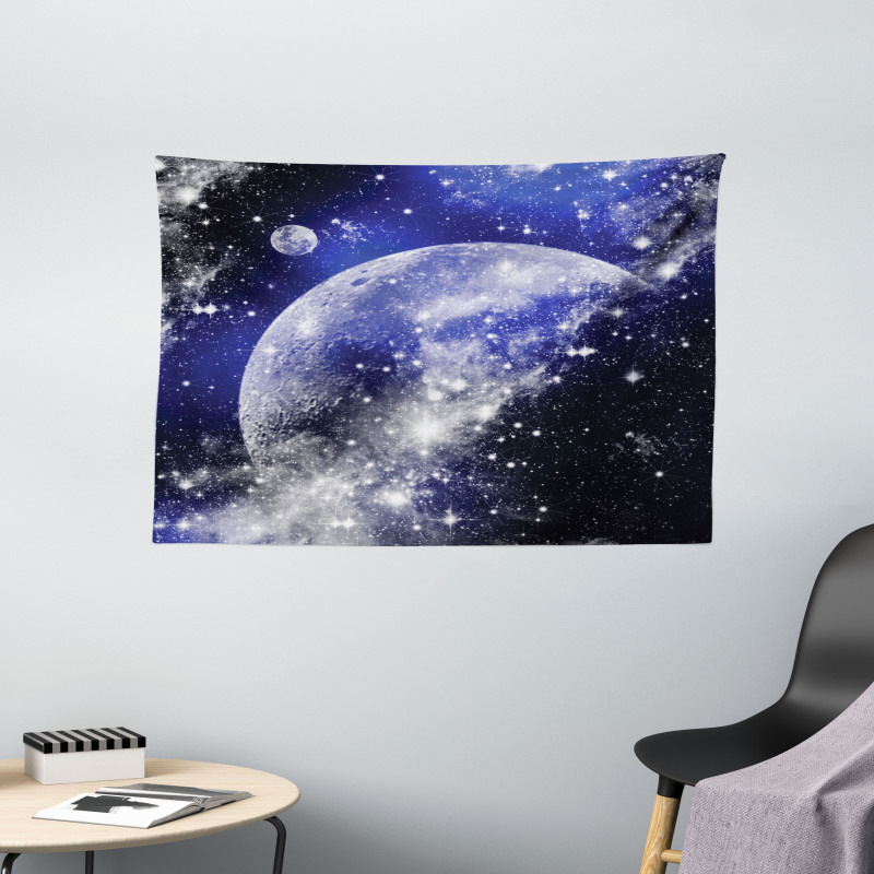 Nebula Galaxy Scenery Wide Tapestry