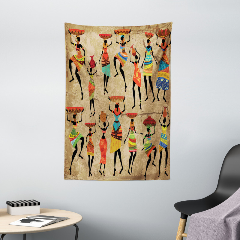 Woman Silhouettes Tapestry