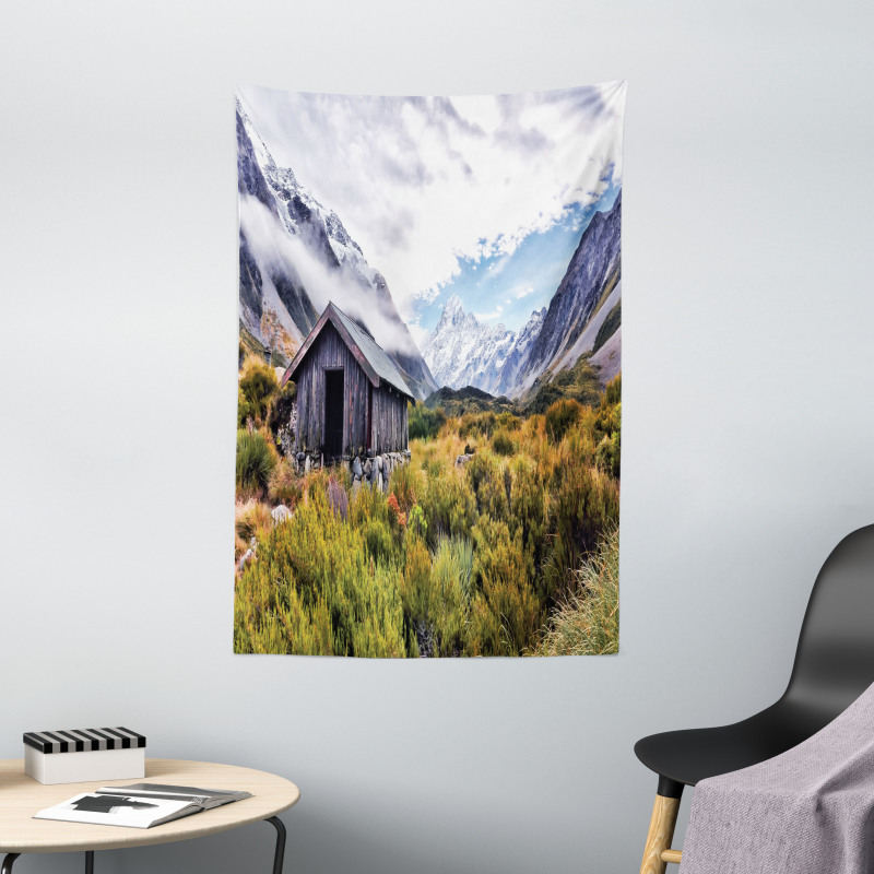 European Mountains Spring Tapestry