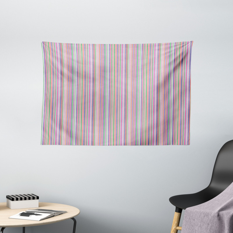 Abstract Vibrant Design Wide Tapestry