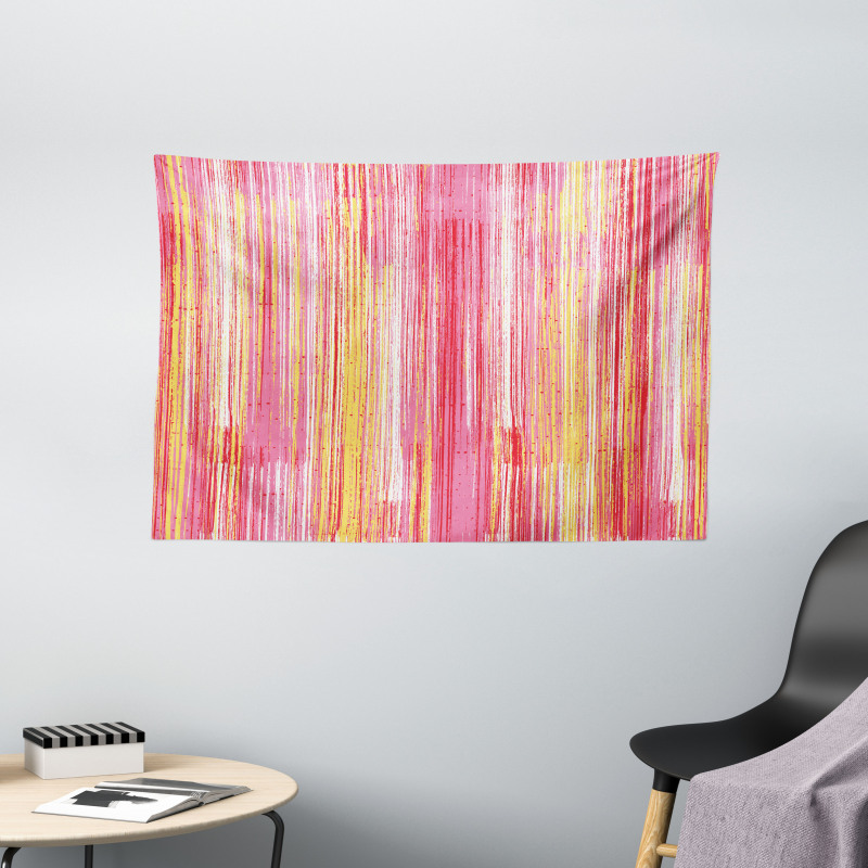 Flame Colors Wide Tapestry