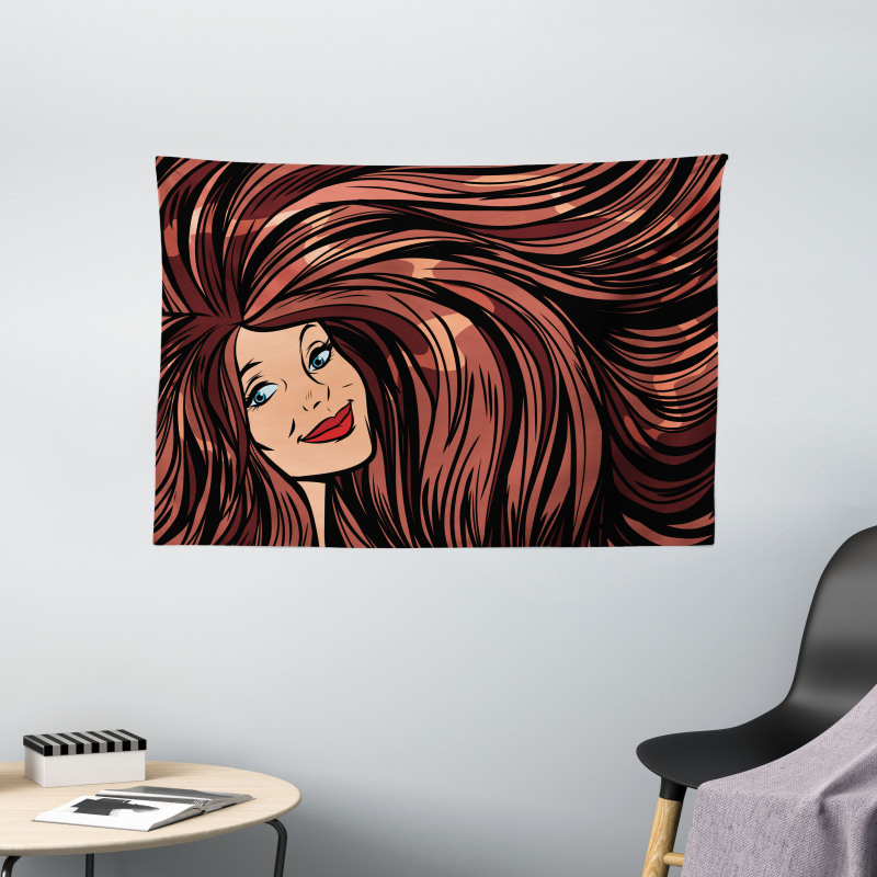Comic Book Inspired Wide Tapestry