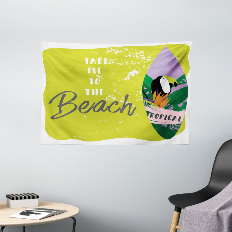 Take Me to the Beach Wide Tapestry