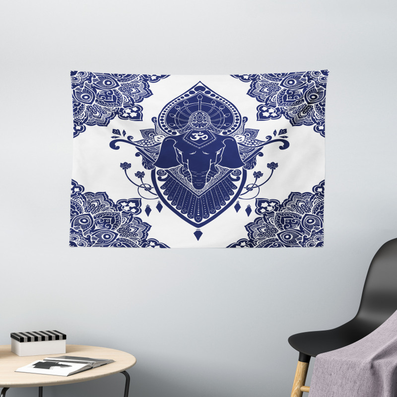 Holistic Sign for Success Wide Tapestry