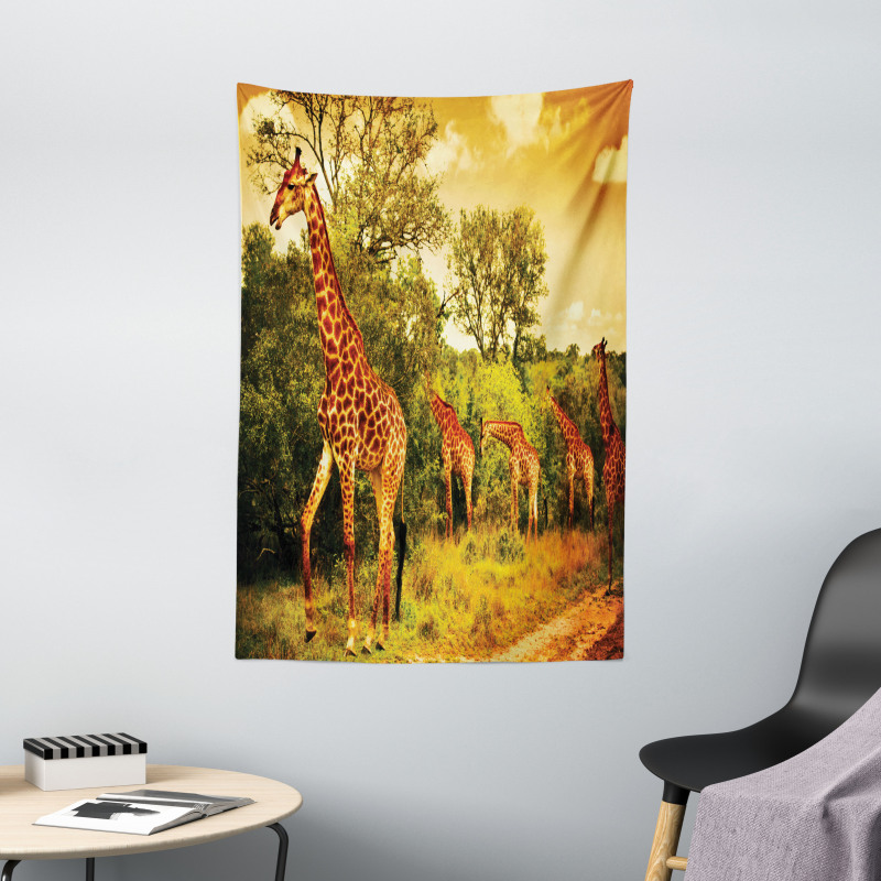 Safari Animals Tapestry