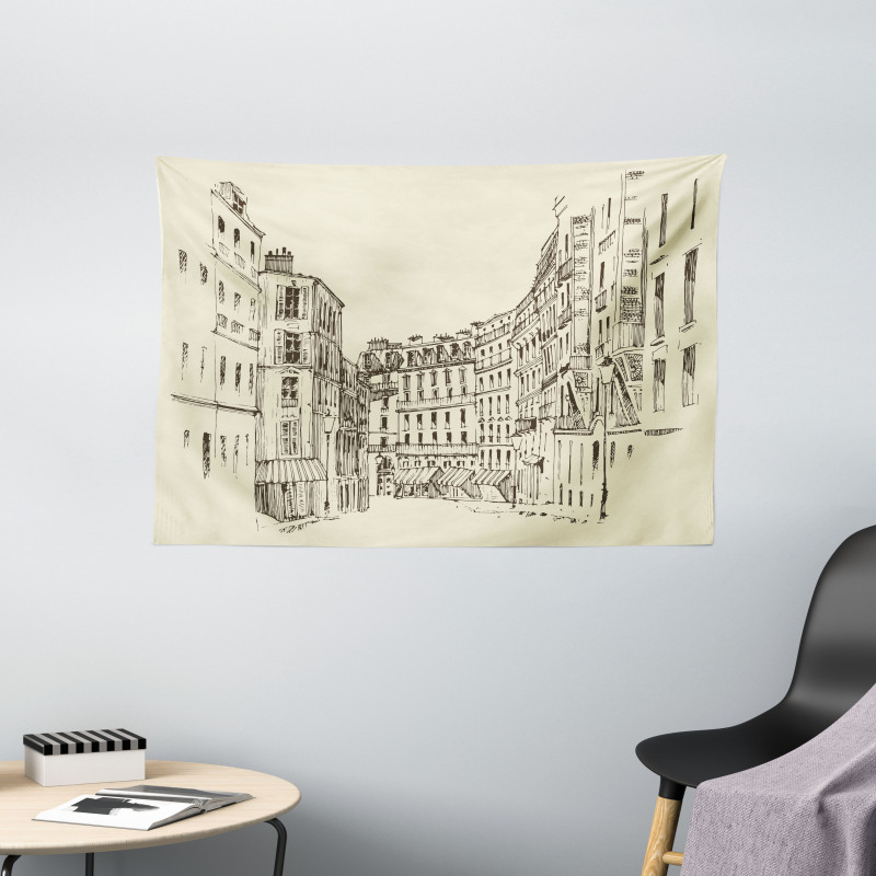 Buildings of France Europe Wide Tapestry