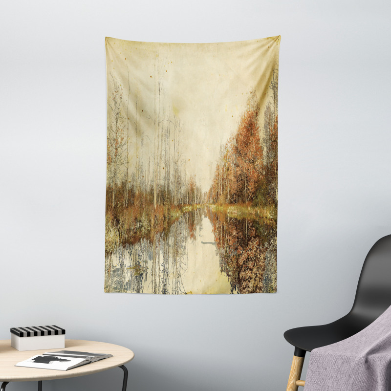 Colorful Fallen Leaves Tapestry