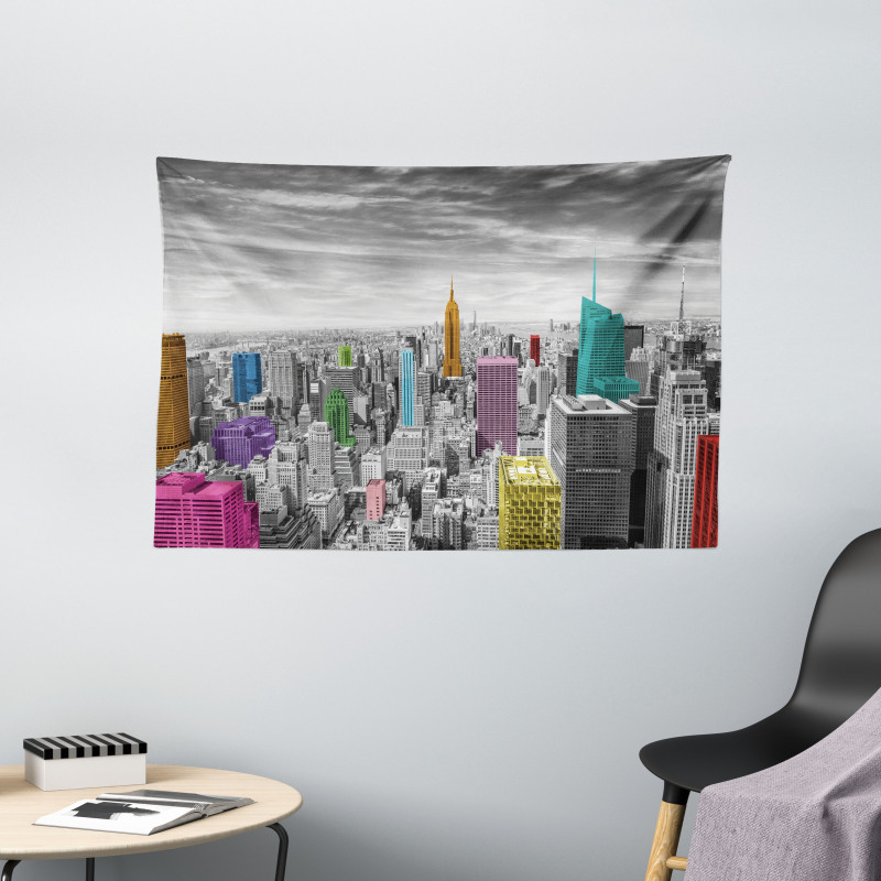 Cityscape Architecture Wide Tapestry