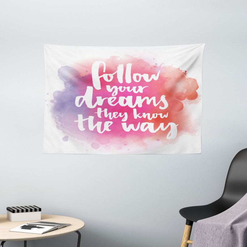 Dreams Know the Way Words Wide Tapestry