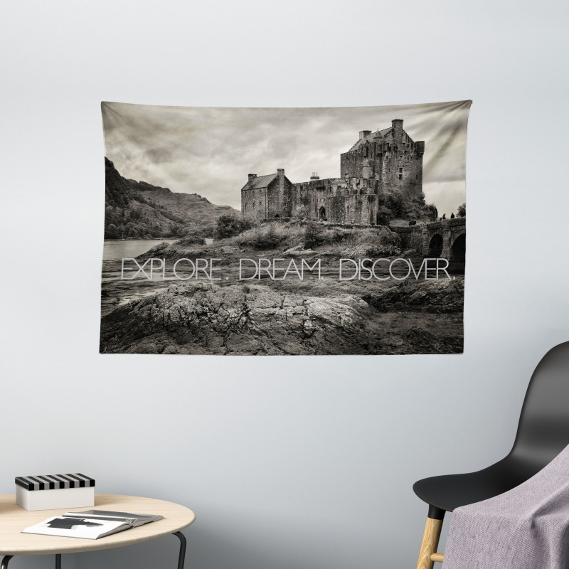 Eilean Donan Castle Scotland Wide Tapestry