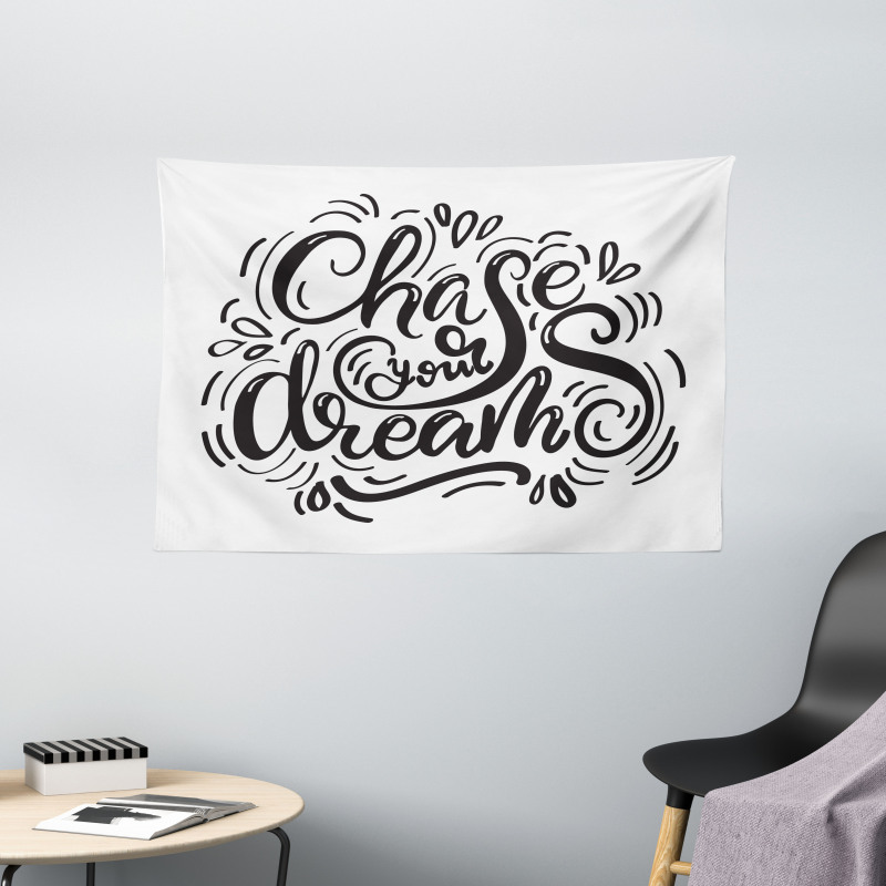 Chase Your Dreams Wide Tapestry