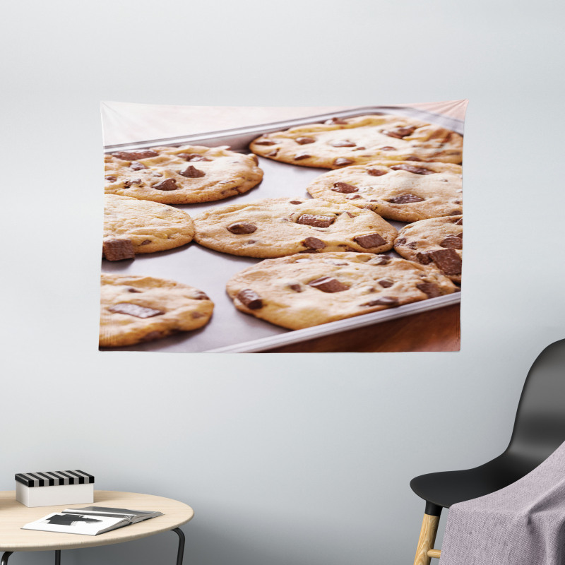 Oven Chocolate Wide Tapestry