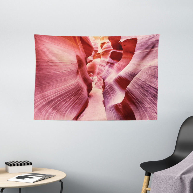 Famous Pink Antelope Canyon Wide Tapestry