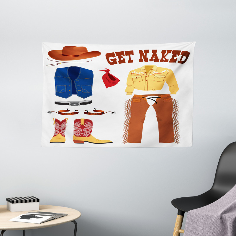 Classic Country Clothes Wide Tapestry