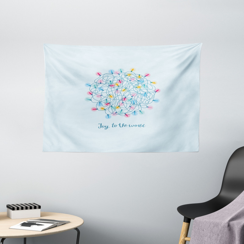 Joy to the World Wording Wide Tapestry