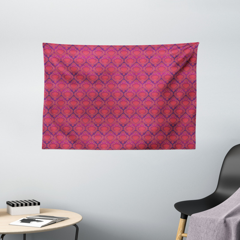 Oriental Fruit Wide Tapestry