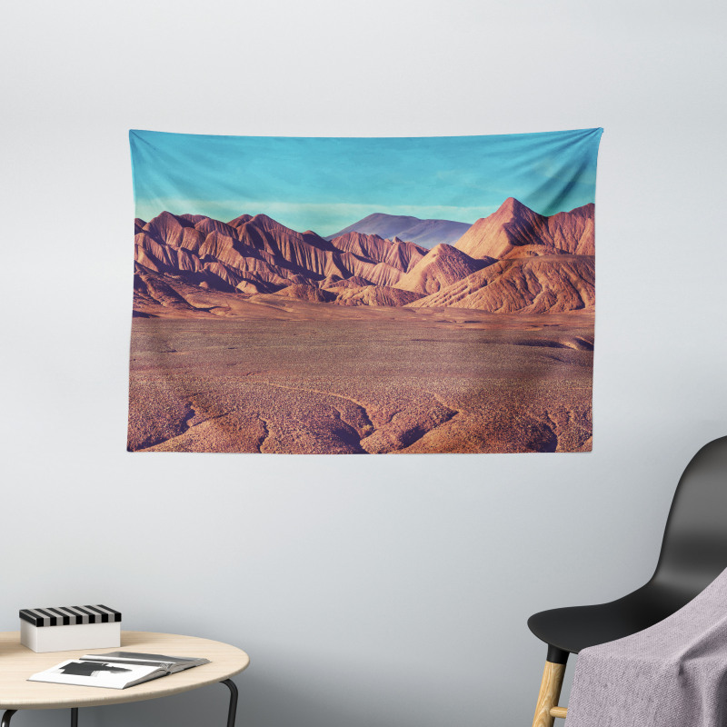Mountain Argentina Desert Wide Tapestry