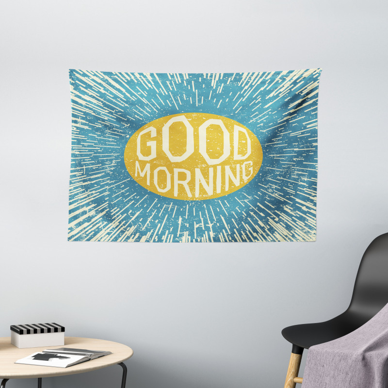 Inspirational Morning Wide Tapestry