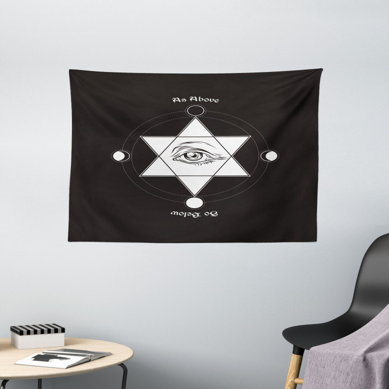 Eye of Providence Wide Tapestry