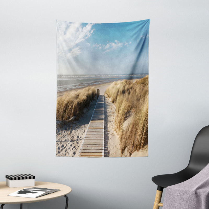 Summer Germany Coastal Sea Tapestry