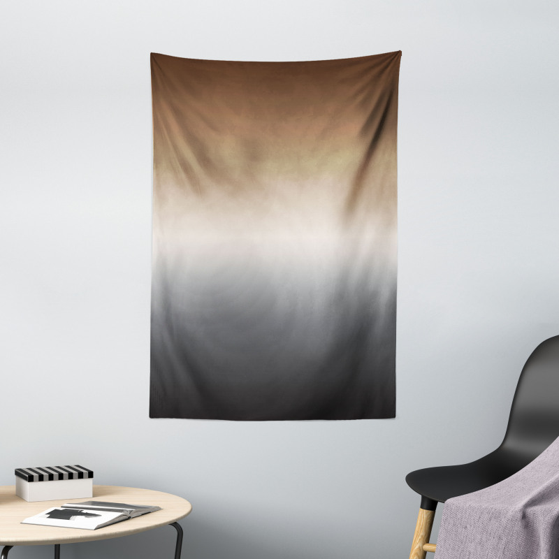 Brown and Grey Pattern Tapestry