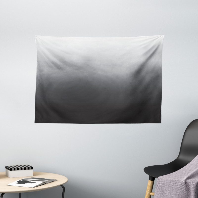 Greyscale Tone Change Theme Wide Tapestry