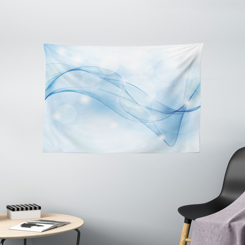 Blurred Motion Swirl Lines Wide Tapestry