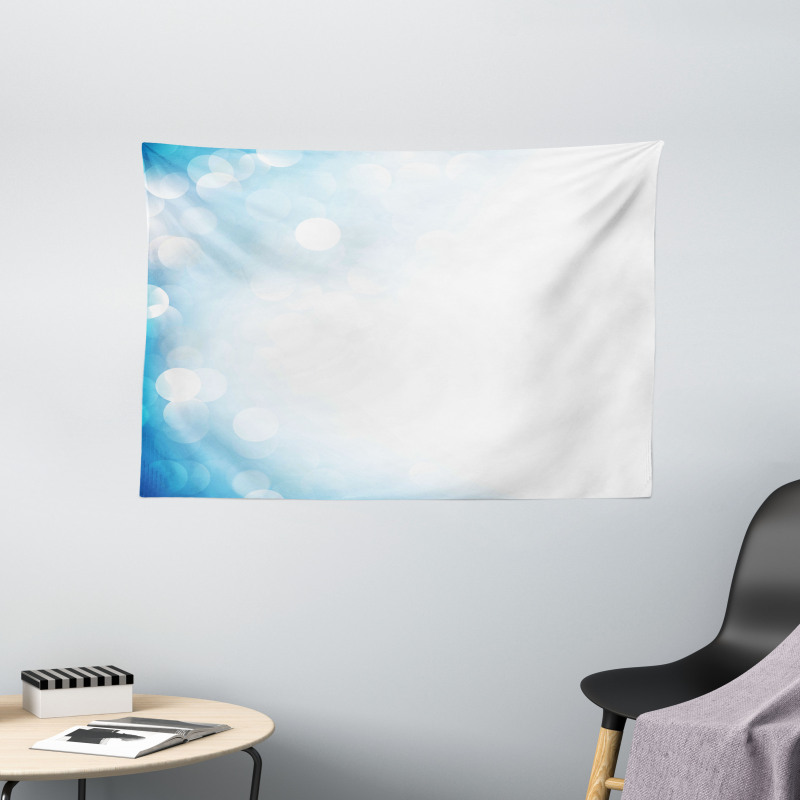 Gradient Effect Blurred Spots Wide Tapestry