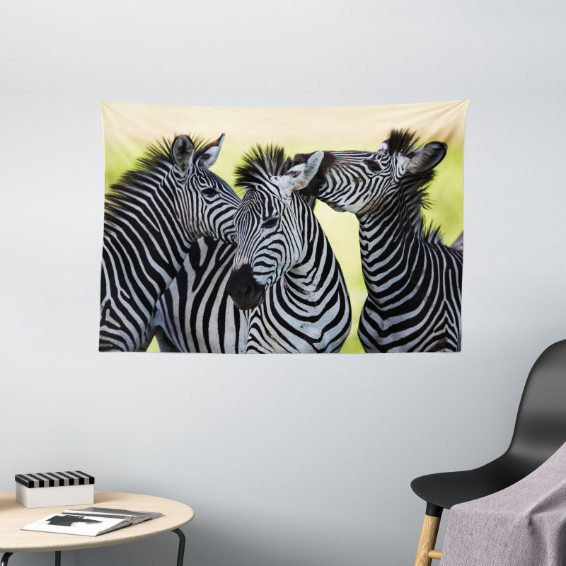 Zebras Wild Nature Wide Tapestry