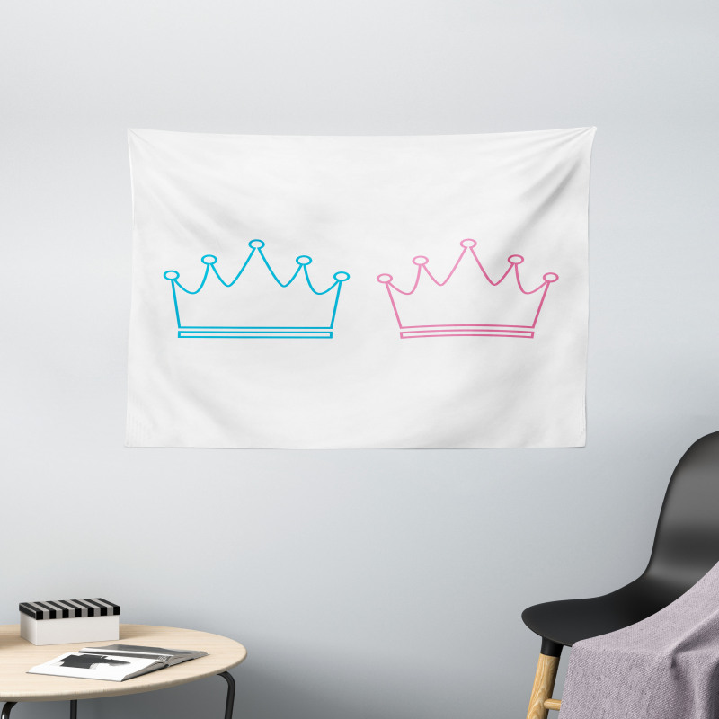 Simple Crown Wide Tapestry