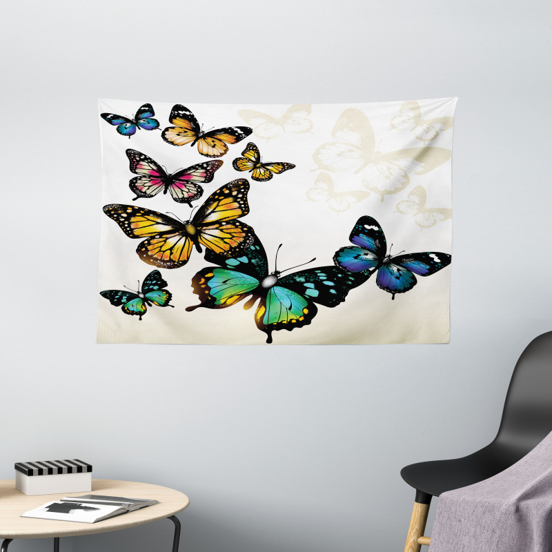 Monarch Shades Ombre Wide Tapestry