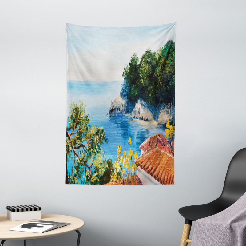 Mediterranean Scenery Tapestry