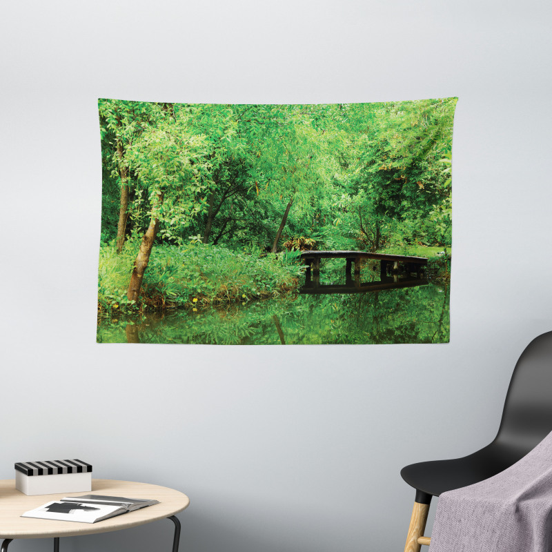 Foliage Forest Woodsy Wide Tapestry