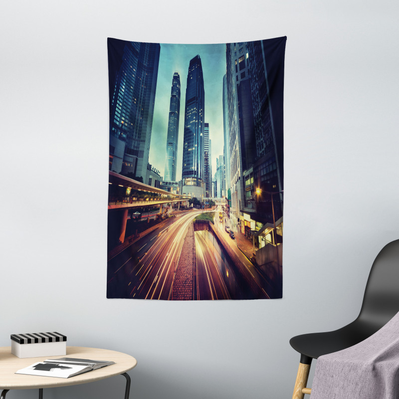 Traffic Hong Kong City Tapestry