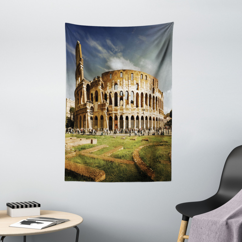 Monument Ruins Tapestry