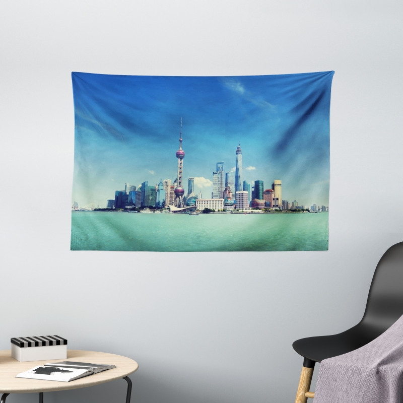 Shanghai Scenery Wide Tapestry