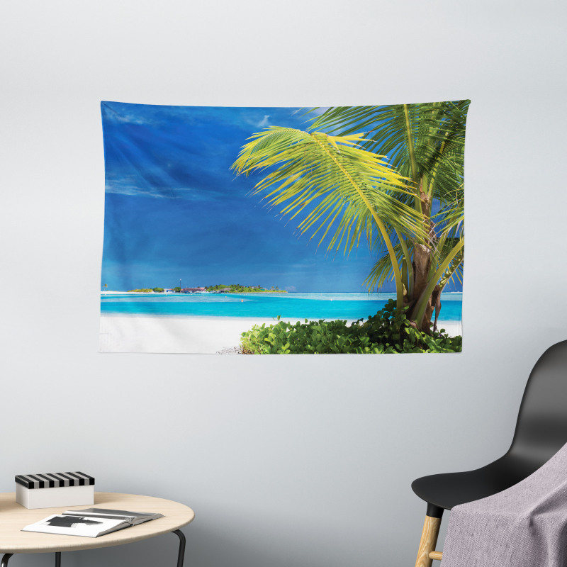 Caribbean Relaxing Tropic Wide Tapestry