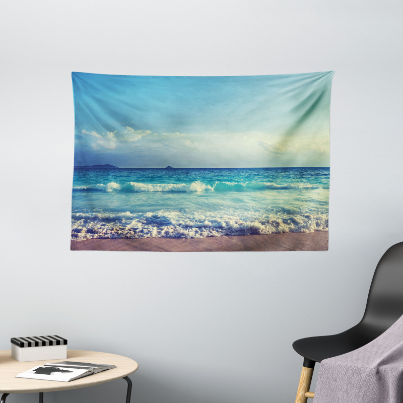 Ocean Seychelles Wide Tapestry