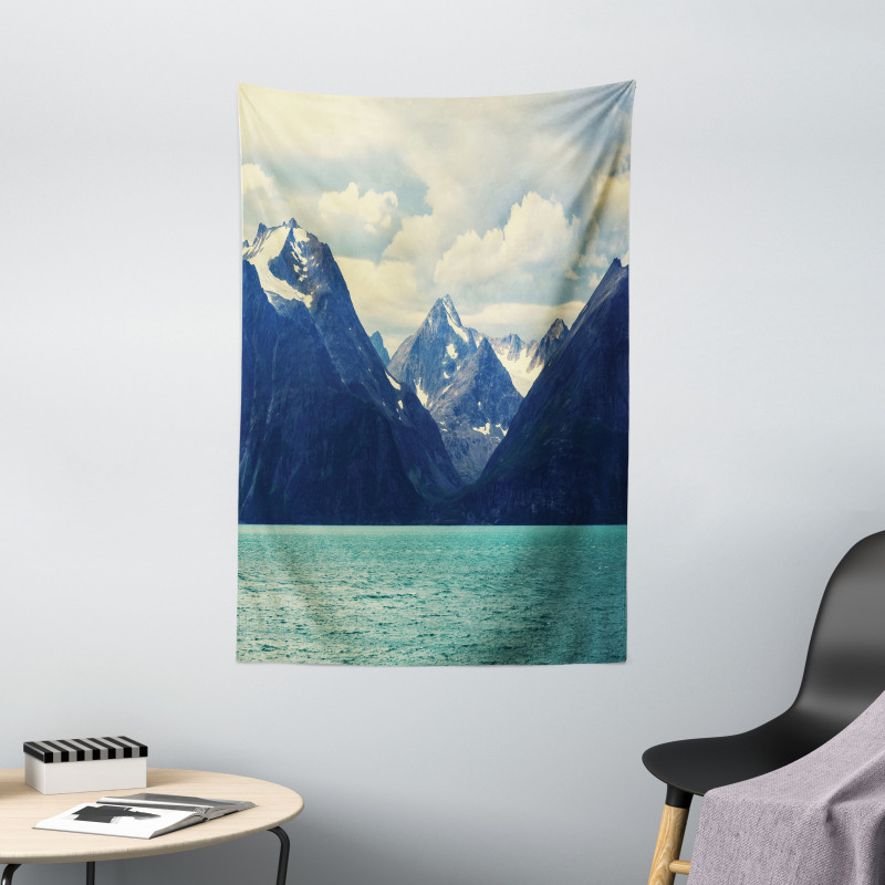 Northern Norway Harbor Tapestry