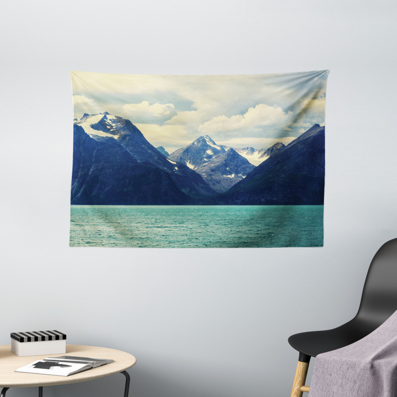 Northern Norway Harbor Wide Tapestry