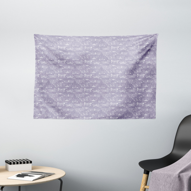 Springtime Thrill Pastel Wide Tapestry