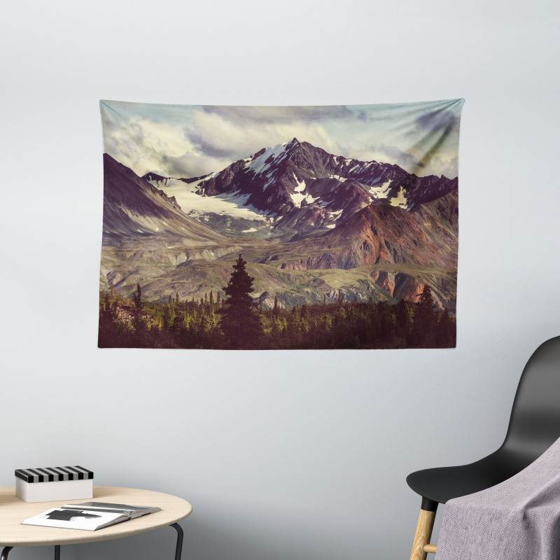 Alaska Scenery Wide Tapestry