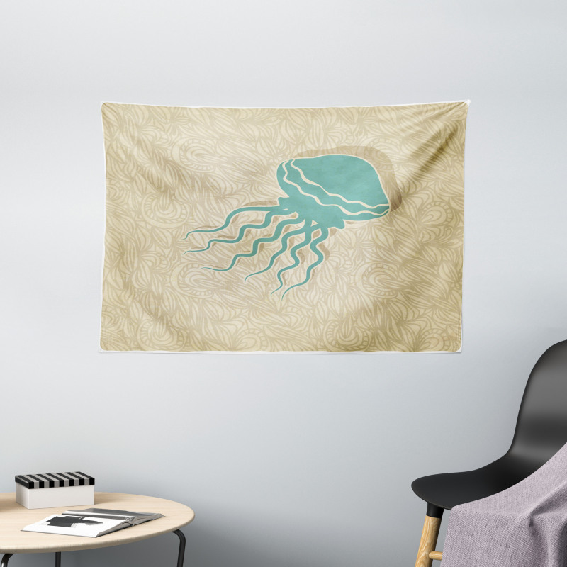 Beach Summer Ocean Wide Tapestry