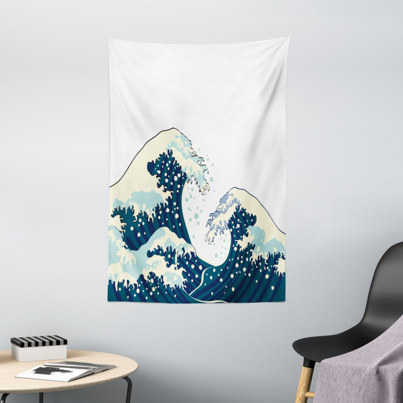 Ocean Surfing Aquatic Tapestry