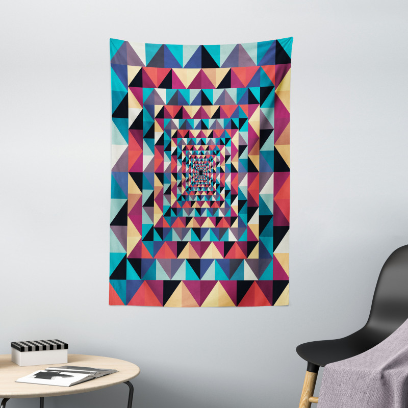 Visual Patchwork Retro Tapestry