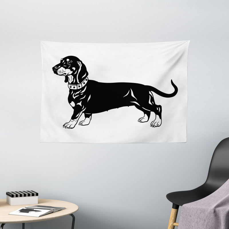 Long Torso Breed Dog Wide Tapestry