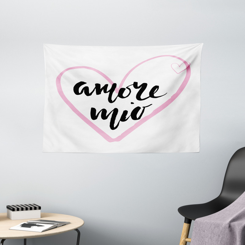 My Love with a Heart Wide Tapestry