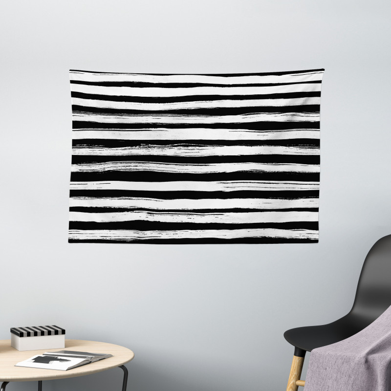 Abstract Ink Wide Tapestry