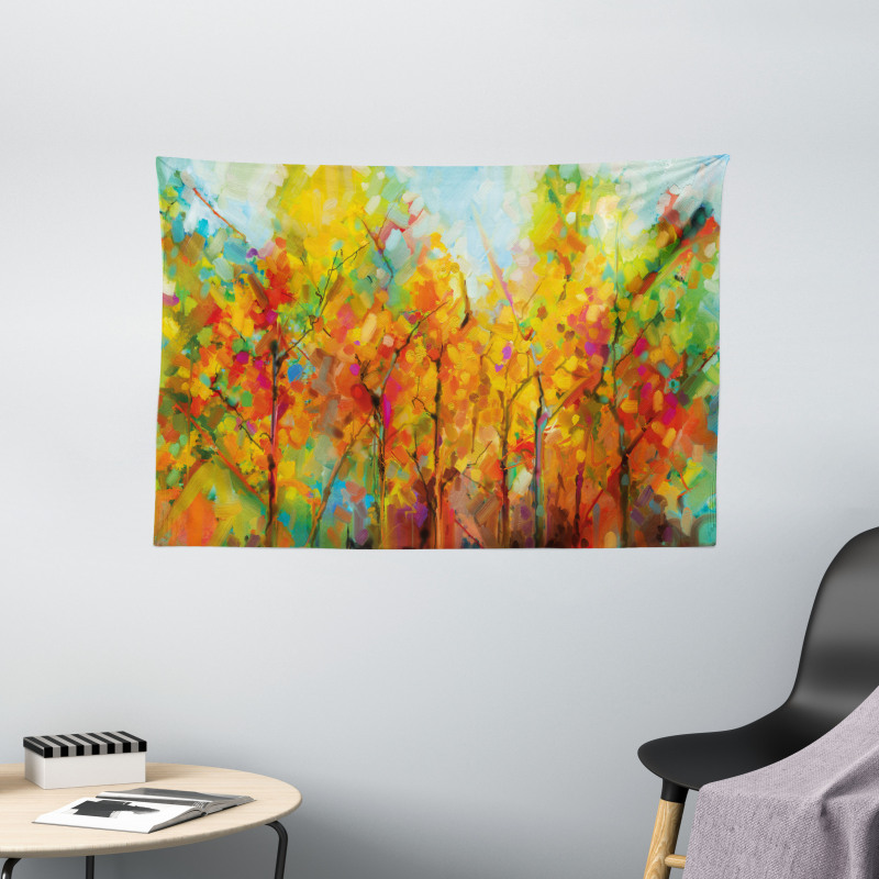 Fine Art Tree Forest Wide Tapestry