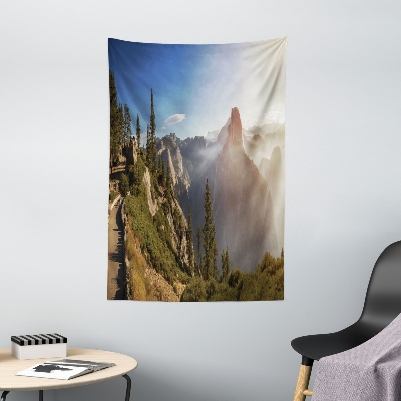 Yosemite Valley Panorama Tapestry